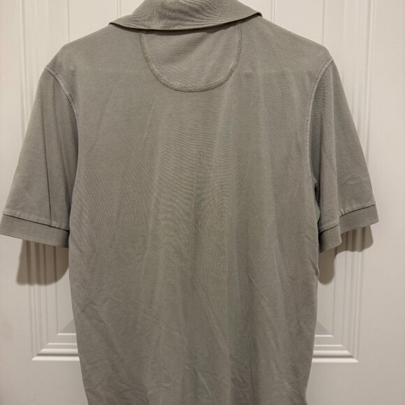 Tommy Bahama Indigo Palms polo shirt Men's M Taupe Sand - Picture 3 of 5